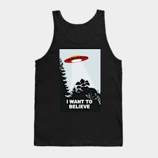 UFO "I Want To Believe" Tank Top